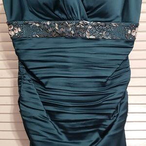 JADE Green cocktail dress